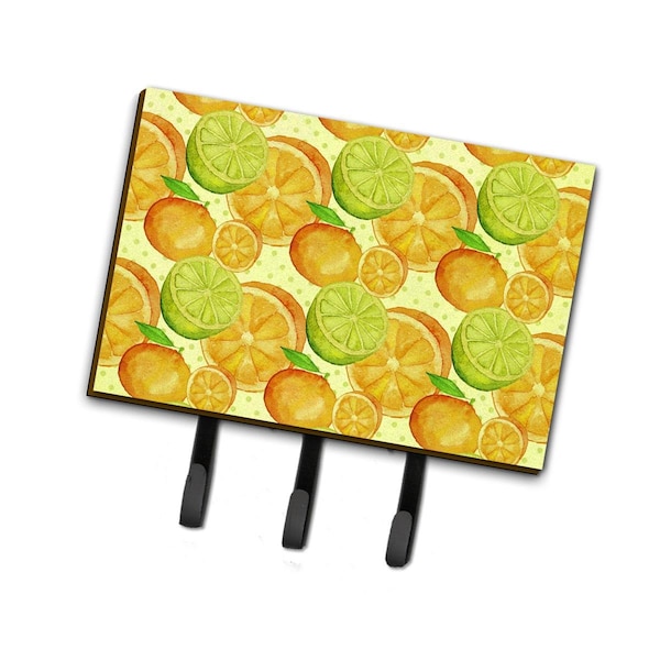 Jensendistributionservices Watercolor Limes & Oranges Citrus Leash or Key Holder, 6 x 2 x 9 in. MI1710510 - main